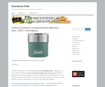 Homebrewfinds.com(Homebrew Finds) Screenshot