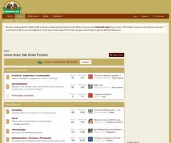 Homebrewtalk.com.br(Home Brew Talk Brasil Forums) Screenshot