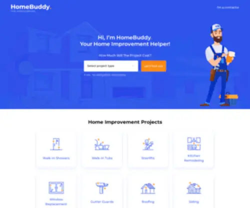 Homebuddy.com(Homebuddy connects you with local) Screenshot