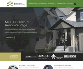 Homebuilders.mb.ca(Manitoba Home Builders' Association) Screenshot