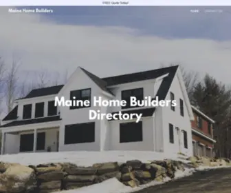 Homebuildersinmaine.com(Delta Properties) Screenshot