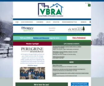 Homebuildersvt.com(Vermont Builders & Remodelers Association) Screenshot