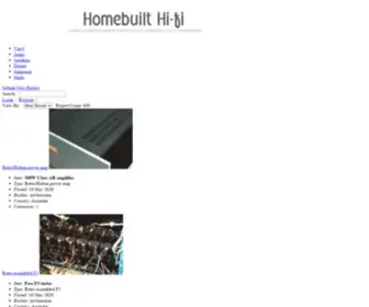 Homebuilthifi.com(A user) Screenshot