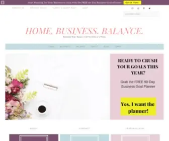 Homebusinessbalance.com(Work from Home) Screenshot