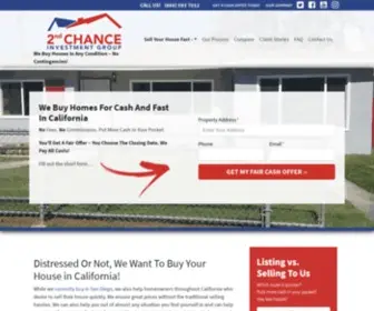 Homebuyerca.com(2nd Chance Investment Group LLC) Screenshot
