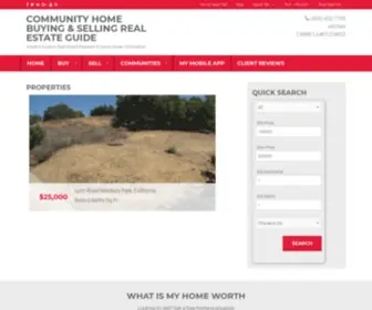 Homebuysblog.com(Community Home Buying & Selling Real Estate Guide) Screenshot