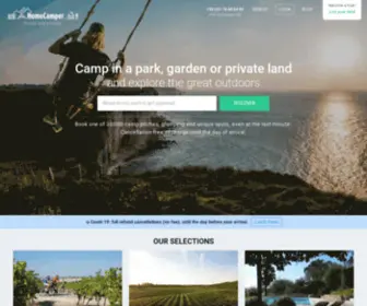 Homecamper.es(Alquiler de campings privados) Screenshot