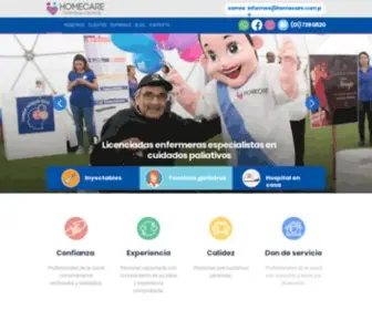 Homecare.com.pe(Enfermeras a domicilio) Screenshot