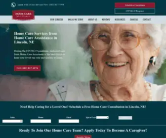 Homecareassistancelincoln.com(Home Care) Screenshot