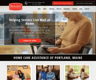 Homecareassistanceportlandmaine.com(Home Care) Screenshot