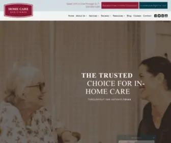 Homecareassistancesanantonio.com(Home Care Assistance San Antonio) Screenshot