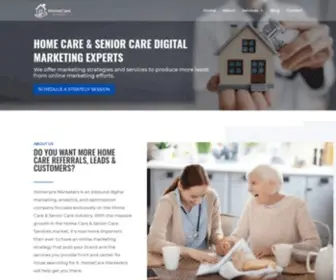 Homecaremarketers.com(Home Care Digital Marketing Experts) Screenshot