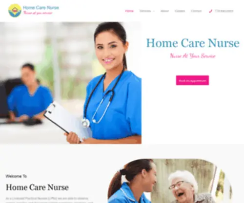 Homecarenurse.ca(Nurse at your service) Screenshot