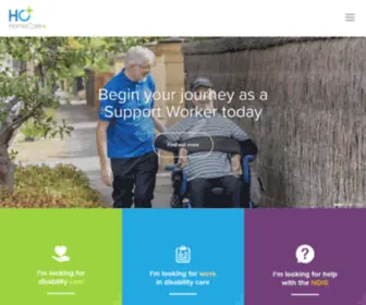Homecareplus.asn.au(HomeCare) Screenshot