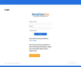 Homecaresalespro.com(Home Care Sales) Screenshot