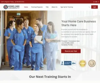 Homecareuniversity.net(Home Care University) Screenshot