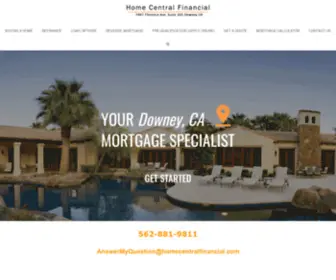 Homecentralfinancial.com(Home Central Financial) Screenshot