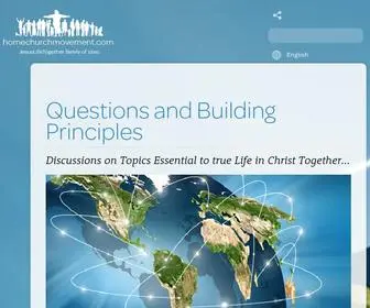 Homechurchmovement.com(Questions and Building Principles) Screenshot