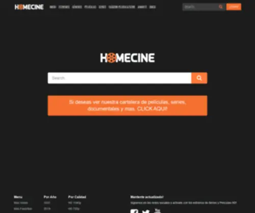 Homecine.net(Peliculas Subtituladas) Screenshot