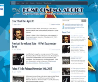 Homecinemaaddict.com(Home Cinema Addict) Screenshot