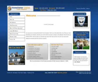 Homeclaims.net(Water Damage Claims Miami) Screenshot