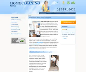 Homecleanerssydney.com.au(#1 Home Cleaning Services in Sydney) Screenshot