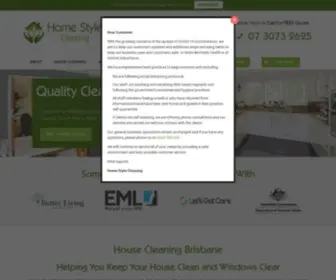 Homecleaningbrisbane.com.au(House Cleaning Brisbane) Screenshot