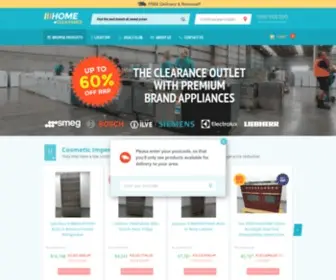 Homeclearance.com.au(Appliances Online Clearance) Screenshot