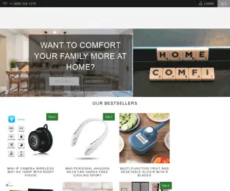 Homecomfi.com(Home Comfi) Screenshot