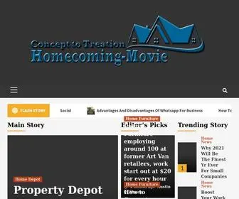 Homecoming-Movie.com(Concept to Treation) Screenshot