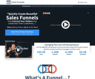 Homeconnections.us(Marketing Funnels Made Easy) Screenshot
