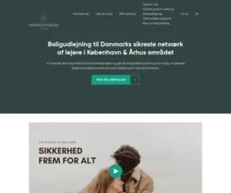 Homeconnector.dk(Boligudlejning i København & Aarhus) Screenshot