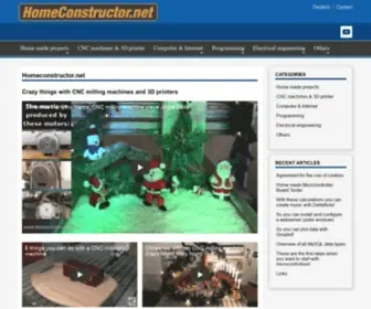 Homeconstructor.net(In diesem Blog dreht sich alles um Wissenschaft & Technik) Screenshot