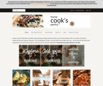 Homecookspantry.com(Home Cook's Pantry Gourmet Seasoning Blends) Screenshot