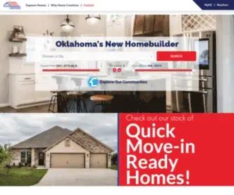 Homecreations.com(Oklahoma's Home Builder Since 1981) Screenshot