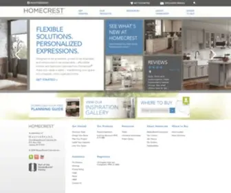 Homecrestcab.com(Kitchen Cabinets) Screenshot