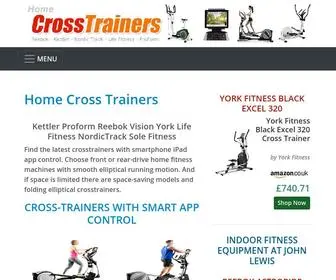 Homecrosstrainers.co.uk(Gym Quality Crosstrainers (For Use at Home)) Screenshot