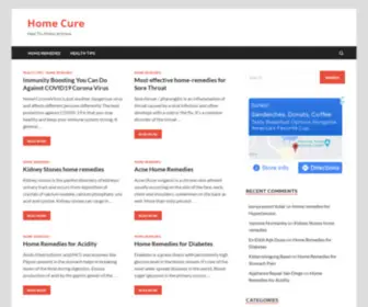 Homecure.org(Home Remedies and Cures) Screenshot