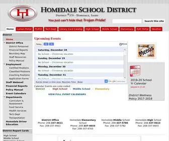 Homedaleschools.org(Homedale School District) Screenshot