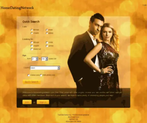Homedatingnetwork.com(Home dating info) Screenshot