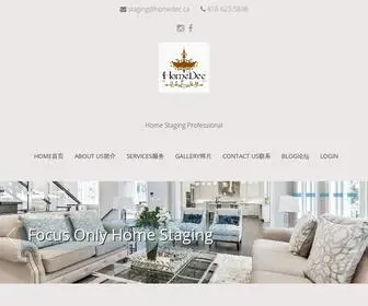 Homedec.ca(Focus Only Home Staging) Screenshot