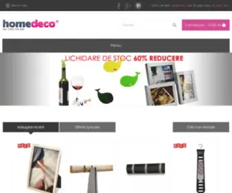 Homedeco.ro(Cadouri si decoratiuni interioare) Screenshot