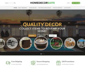 Homedecorsuite.com(Wide Range of Furniture and Home Accessories) Screenshot