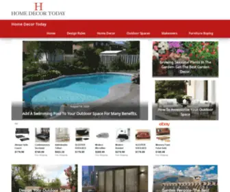 Homedecortoday.net(Design Rules&Furniture Buying&Home Decor&Makeovers&Outdoor Spaces) Screenshot