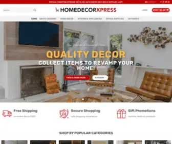 Homedecorxpress.com(Wide Range of Furniture and Home Accessories) Screenshot