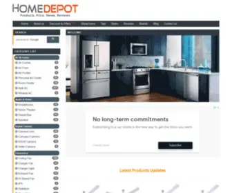 Homedepot.com.bd(Home and Best Kitchen Appliances Price) Screenshot