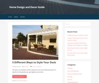 Homedesigndecorguide.com(Home Design and Decor Guide) Screenshot