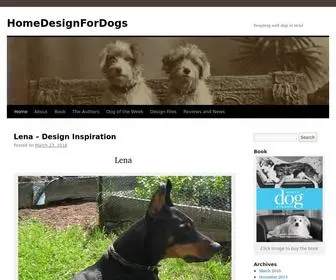 Homedesignfordogs.com(Designing with dogs in mind) Screenshot