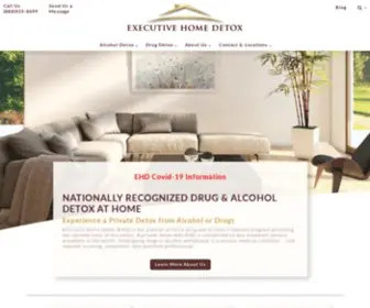 Homedetox.com(Executive Home Detox) Screenshot