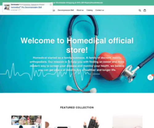 HomedicalStore.com(Homedical) Screenshot